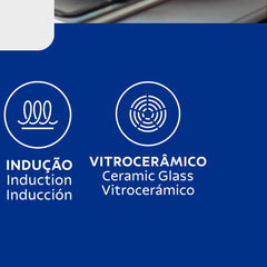 Jogo De Panelas Tramontina Solar Aço Inox Fundo Triplo 4 Peças Indução E Forno 260°C