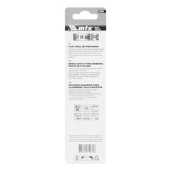 Broca Chata Madeira 10mm 150mm Aço 45 Ângulo 135° Alta Performance MTX 704049