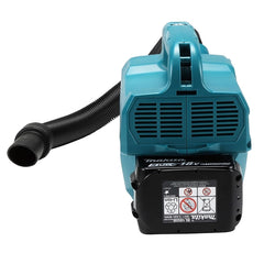 Aspirador de Pó 500ML Sem Fio 18V Com Bateria Carregador Mangueira Bolsa Bicos DCL184RF Makita