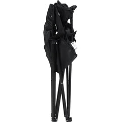 Cadeira Camping Dobrável Araguaia Comfort 90kg Preta Bel - Guimepa