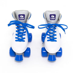 Patins Bel Quad - Retro Basic Branco/ Azul Tam 37