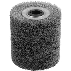 Roda Escova Remoção 100x100mm Furo 19mm 6000Rpm Aço Inox Vonder Pev1380