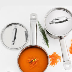 Panela Tramontina Professional Aço Inox Fundo Triplo 24 cm 4,7 L Indução Forno