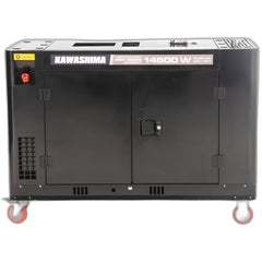 Gerador à Diesel Dgr-15000 Monofasico 14,5Kw Cabinado Kawashima
