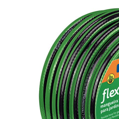 Mangueira Flex 25m 10bar 4 Camadas PVC Verde Faixa Preta Tramontina