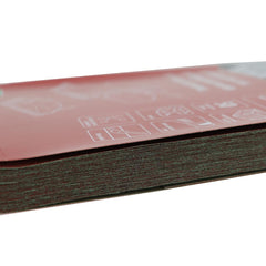 Folha De Lixa Costado Papel 230x280mm Grão 100 50 Peças Para Madeira E Metal