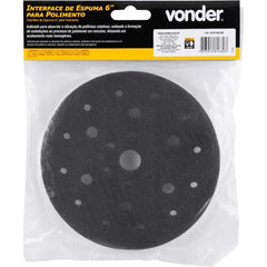 Interface De Espuma 6'' Fixa Fácil Para Polimento Vonder