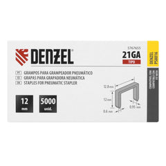 Grampos Para Grampeador Pneumático 12mm 0,6mm 12,8mm 5000pcs Fixação Forte Denzel