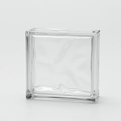 Tijolo de Vidro 19 x 19 x 8 cm Acabamento Lateral Incolor 06 Unidades Tradestar
