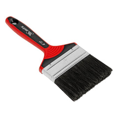 Trincha/Pincel 4 Para Tintas Esmalte E Óleo Cerda Preta Cabo 2 Componentes 1pc