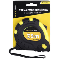 Trena Métrica 7,5 M X 25 mm Emborrachada Tradestar