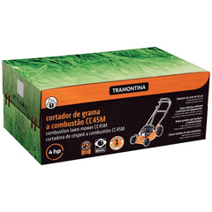 Cortador de Grama a Gasolina Tramontina CC45M 4HP 450mm Diâmetro de Corte Chassi Metálico