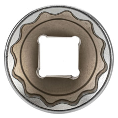 Soquete Estriado 1/2'' 27mm Aço CrV 12 Lados Stels