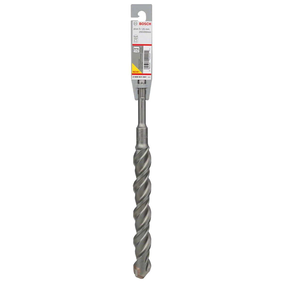 Broca Bosch Sds Plus-3 Para Concreto Ø25 X 200 X 250 mm
