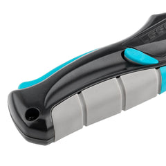 Estilete Retrátil 19mm 5 Lâminas Aço Sk-2 Cabo Tripla Injeção Mecanismo Automático