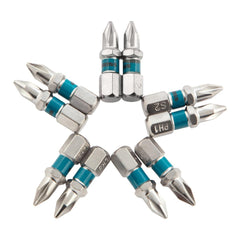 Bits Phillips PH1 Rápido 25mm 10PCS Haste 1/4 Gross 1132956