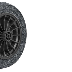 Pneu Maciço Tramontina 8'' para Carrinho de Mão Borracha Macia Roda Plástica Durável