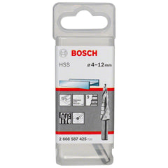 Broca Escalonada Bosch Aço Rápido Para Metal Hss 4-12mm