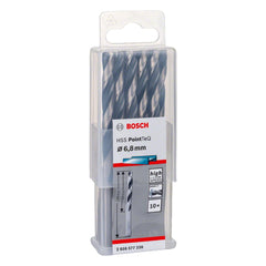 Broca Metal Bosch Aço Rápido Hss-Pointteq 6,8mm 10 Peças