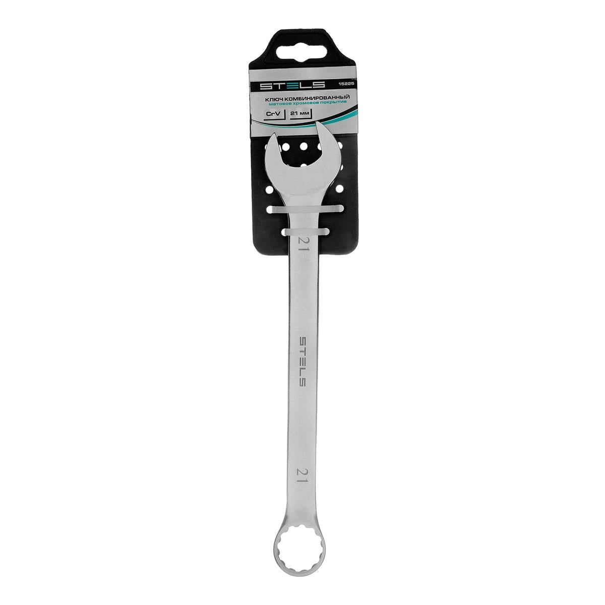 Chave Combinada 21mm Stels 1461655 Cromo Vanádio 38-55 HRC Parafusos Hexagonais