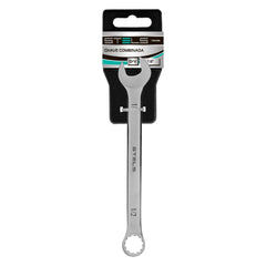 Chave Combinada 1/2'' CrV STELS Aço Cromo Vanádio 24-27mm Resistência e Durabilidade