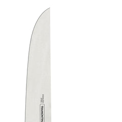 Faca De Cozinha Tramontina Premium 25 Cm Aço Inox Cabo Polipropileno Branco Profissional Nsf