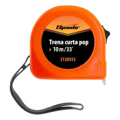 Trena Curta 10m 25mm Estojo Plástico 1 PC Sparta 3130555 Durável e Precisa