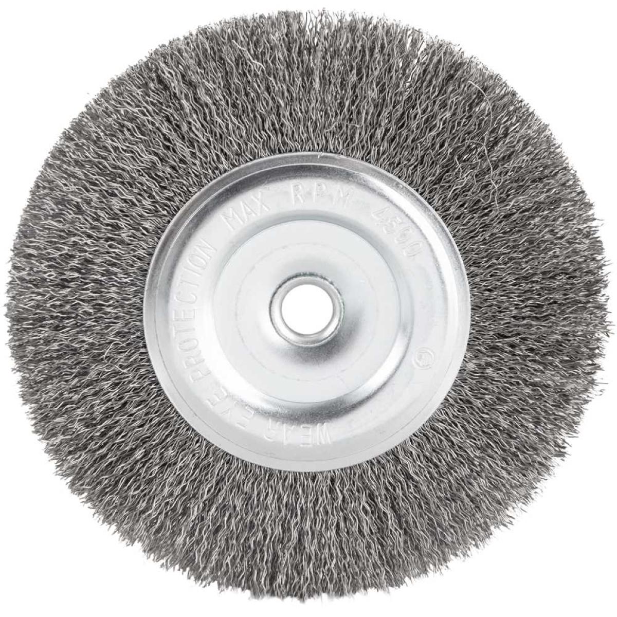 Escova Circular 6X1/2'' 4500Rpm Aço Inox Ondulado Vonder 12,7mm Furo 1/2''