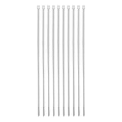 Abraçadeira De Plástico 350mm 4.8mm Branco 50 Peças Sparta 4553755 Fixação Segura