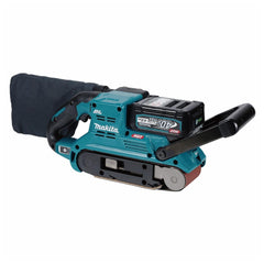 Lixadeira de Cinta Profissional Makita 76mm 40V BS001GM201 2 Baterias Carregador Mak-pac 4