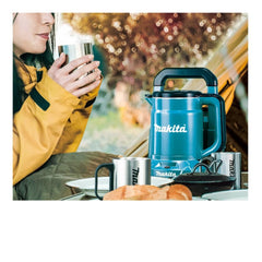 Chaleira Elétrica 800 ml Desligamento Automático Aço Inox Sem Bateria Sem Carregador KT001GZ Makita