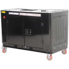 Gerador à Diesel Dgr-15000 Monofasico 14,5Kw Cabinado Kawashima