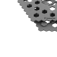 Descanso De Panelas Tramontina Vivace Silicone Hexagonal 18 Cm 2 Peças Resistente Até 180 C