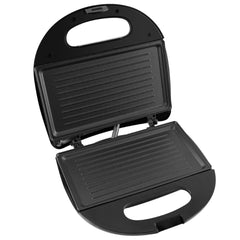 Grill e Sanduicheira Crome Inox Britânia Com Chapas em Formato Grill Revestimento Antiaderente 127V