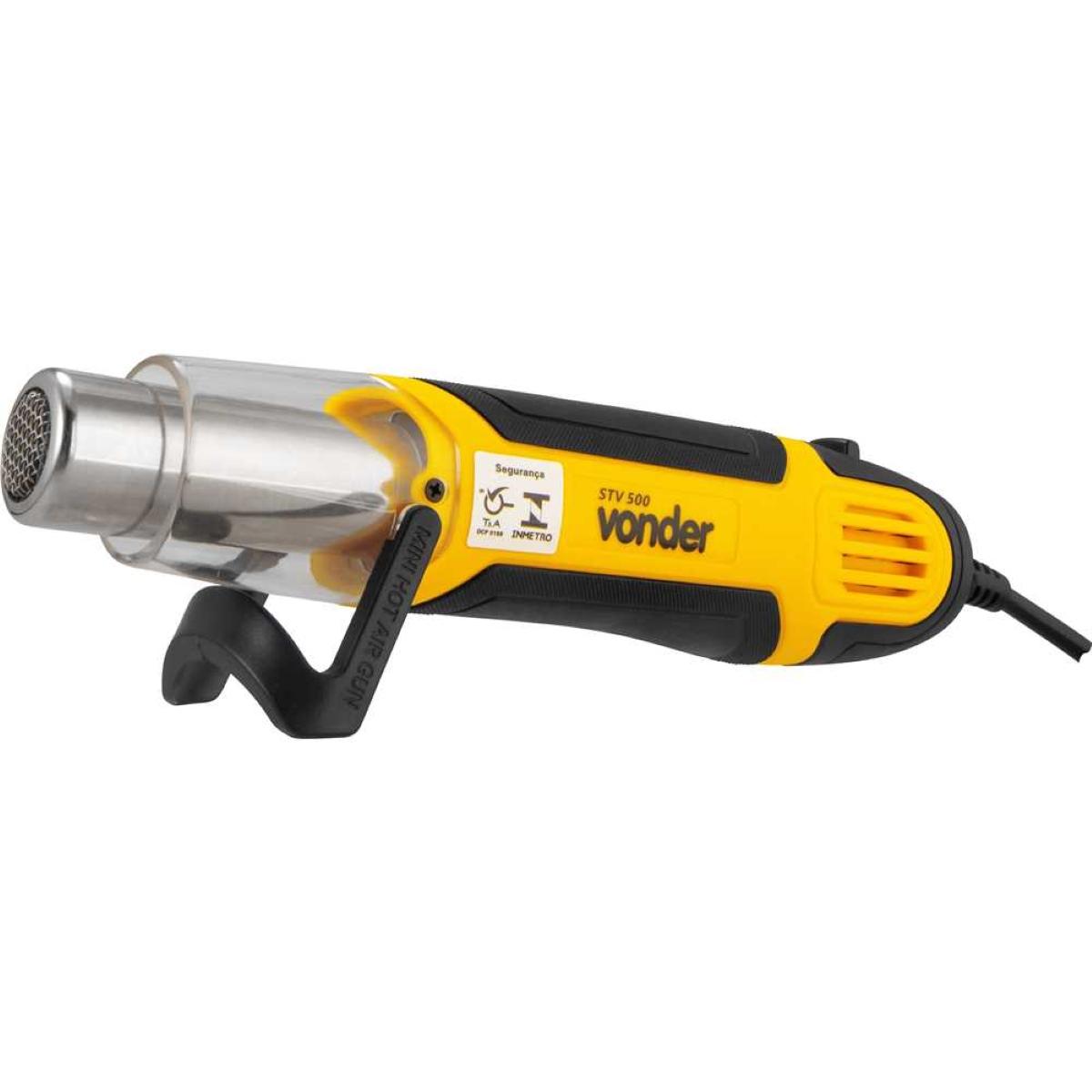 Soprador Térmico Mini 350-500°C 250-500W 127V Vonder STV500 Motor Dupla Isolação - Guimepa