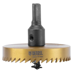 Serra Copo Metal 70mm Nitreto Titânio 1PC M10x1.5 HSS Durável Denzel 72412355