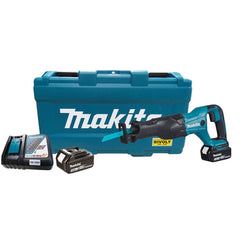 Serra Sabre 18V LI-ION 2800 Golpes Por Min Com 2 Baterias Carregador Maleta DJR186RFE Makita