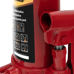 Macaco Hidráulico Garrafa 8T Elevação 200-385mm Aço Alta Resistência Sparta 5032455