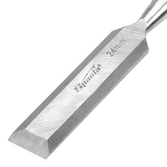 Formão Chanfrado 24mm (15/16 Pol) Sparta Aço Carbono 55 HRC Para Madeira