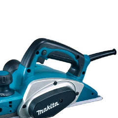 Plaina Elétrica 82mm 3-1/4'' 620W com Calibrador Faca Guia Chave Soquete Madeira KP0800 220V Makita