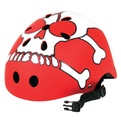 Capacete Skate ABS Vermelho Bel Proteção EPS Ventilação Ajustável