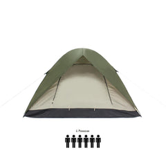 Barraca Camping Araguaia Premium 6 Pessoas 1000mm PE Reforçado Leve e Resistente