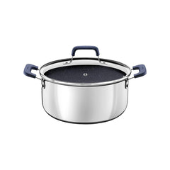 Jogo De Panelas 4 Peças Tramontina Romagna Cerâmico Black Stone Inox Indução 2,9 Mm