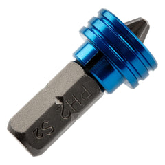 Bit Phillips Ph2 Imantado 25mm Aço S2 Japonês Com Limitador Para Parafusos 1pc