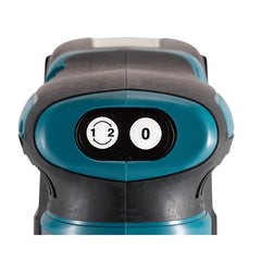 Lixadeira Orbital Sem Fio 18V Com 2 Baterias Carregador Maleta Mak-Pac Saco Coletor DBO480RTJ Makita