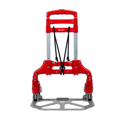 Carrinho de Carga Dobrável Multiuso 80Kg 70Kg Plataforma 385x280mm 2 Rodas Alumínio MTX