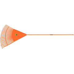 Vassoura Plástica Laranja 30 Dentes Tramontina 120 cm Polipropileno Madeira 23 mm