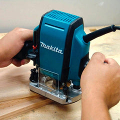 Tupia 6Mm1/4'' E 8Mm 3/8'' 900W 27000RPM Guia Reta Pinça Chave M3601B 220V Makita