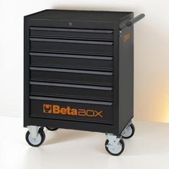 Carrinho de Ferramentas 400KG Preto 6 Gavetas com Guias Telescópicas C04-BOX-N Beta