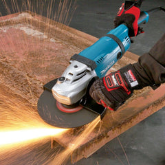 Esmerilhadeira Angular 180mm 7'' 2600W Metal 8500 RPM com Chave de Pino Punho GA7040S 220V Makita